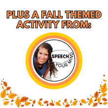 Load image into Gallery viewer, Fall Themed Speech Cube
