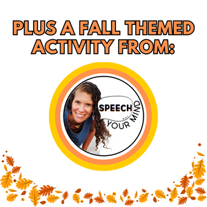 Fall Themed Speech Cube