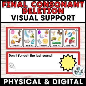 Final Consonant Deletion Visual