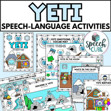 Load image into Gallery viewer, Yeti Themed Speech Therapy Activities
