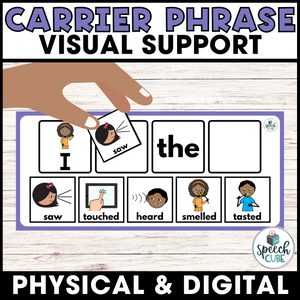 Senses Carrier Phrase Visual