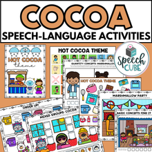 Load image into Gallery viewer, Cocoa Themed Speech Therapy Activities
