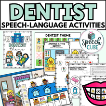 Load image into Gallery viewer, Dentist Themed Speech Therapy Activities
