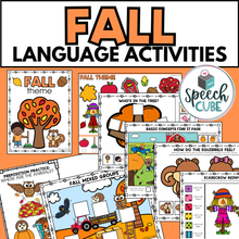 Load image into Gallery viewer, Fall Themed Language Activities
