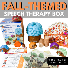 Load image into Gallery viewer, Fall Themed Speech Cube
