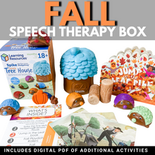 Load image into Gallery viewer, Fall Themed Speech Cube
