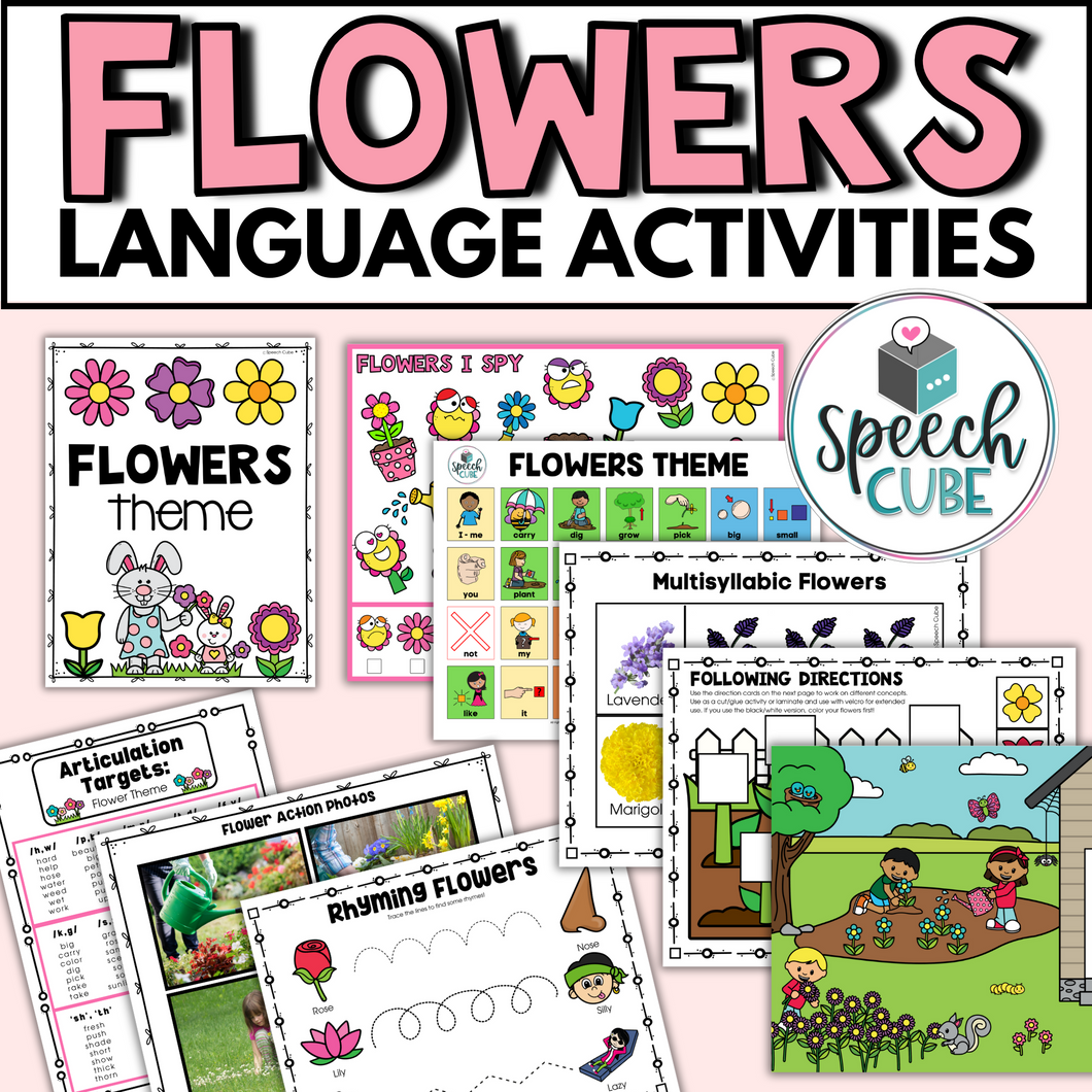 Flowers Themed Language Activities