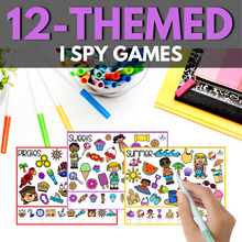 Load image into Gallery viewer, 12 Themed &quot;I Spy&quot; Games

