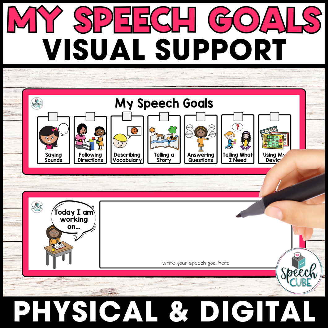 My Speech Goals Visual