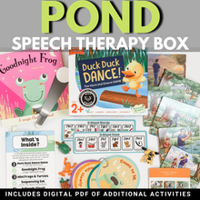 Load image into Gallery viewer, Pond Themed Speech Cube
