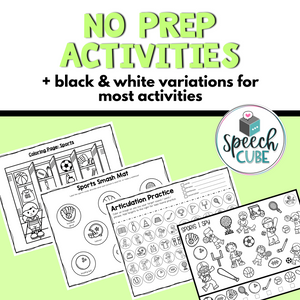 Sports Themed Language Activities