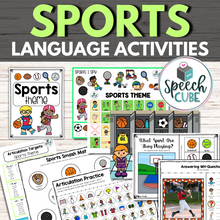 Load image into Gallery viewer, Sports Themed Language Activities
