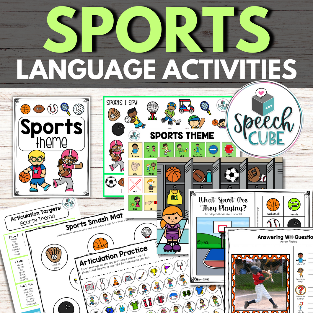 Sports Themed Language Activities