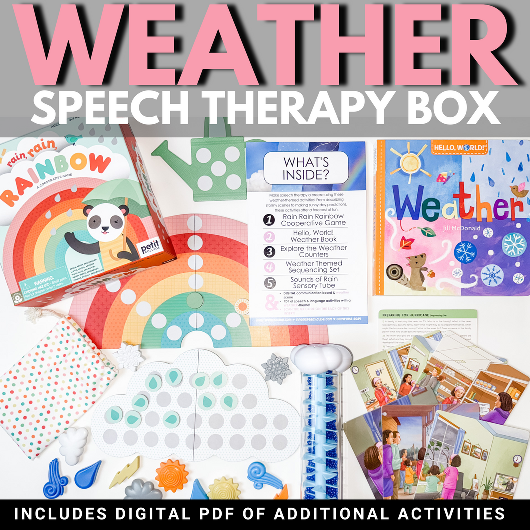 Weather Themed Speech Cube