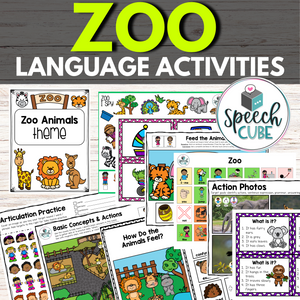 Zoo Themed Language Activities